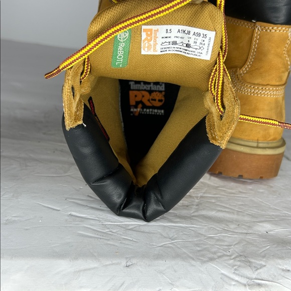 Timberland PRO Yellow and Black Work Boots